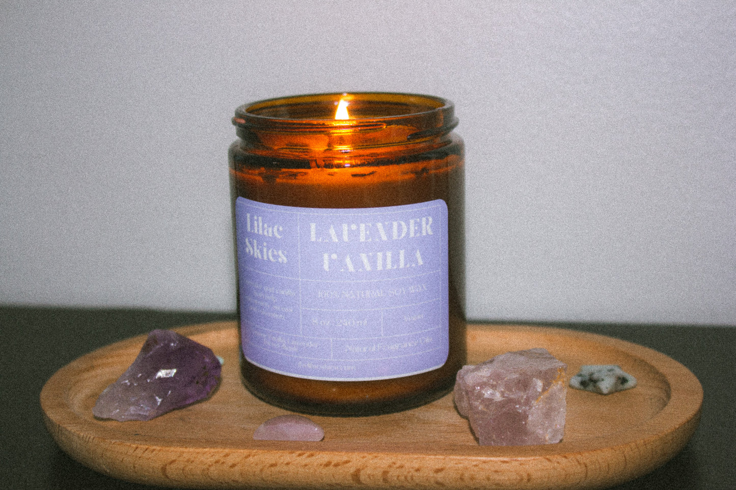 Lavender Vanilla Soy Wax Candle